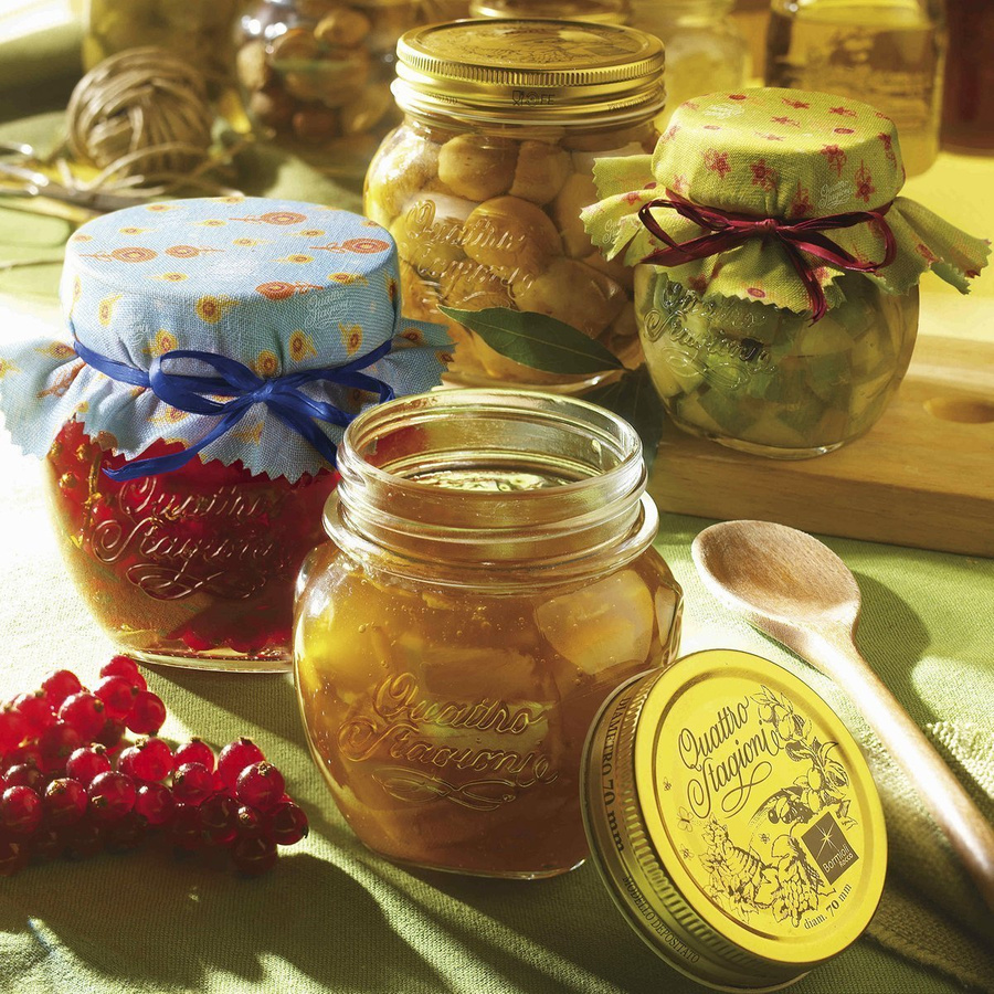 12x Słoik Bormioli Rocco Quattro Stagioni Anfora 500 ml