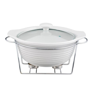 Naczynie półmisek Florina Caldo z podgrzewaczem 28 cm 2,4 l okrągły