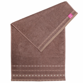 Ręcznik bawełniany Miss Lucy Michael Basic 50x90 cm taupe
