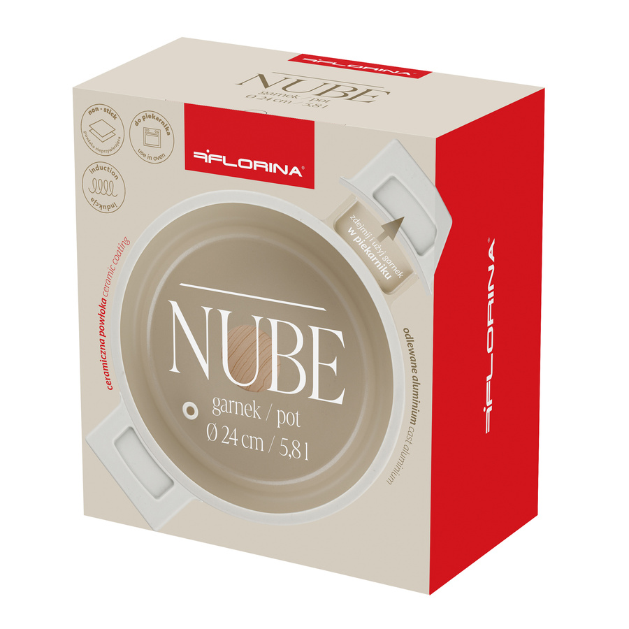 Garnek aluminiowy Florina Nube 20 cm 2.8 l