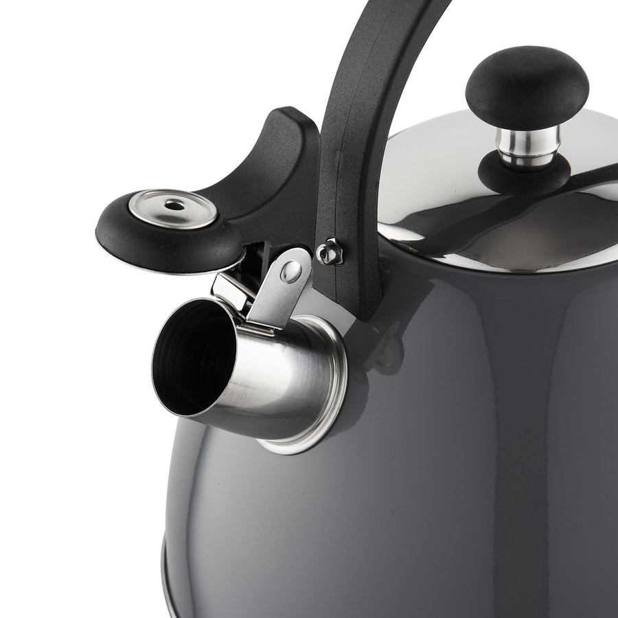 Czajnik ze stali nierdzewnej Florina Brillo ciemnoszary 2,5 l