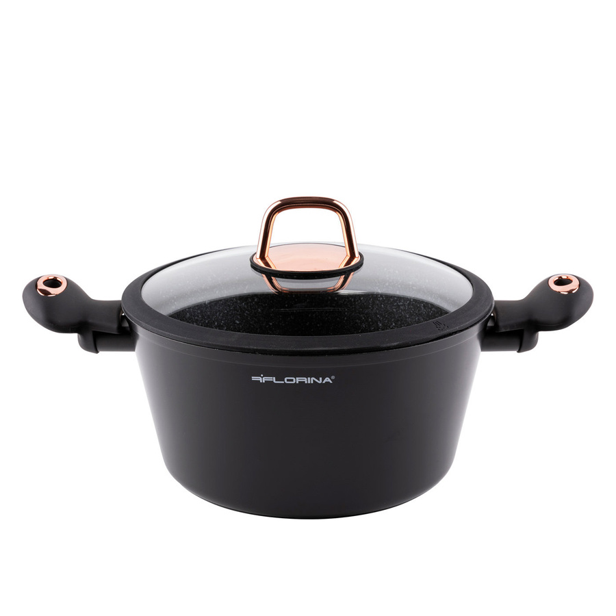 Garnek aluminiowy na indukcję Florina Rose 24 cm 4,2 l