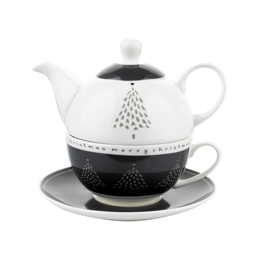 Tea for one Dzbanuszek i Filiżanka ze spodkiem Florina Natalie 390 ml