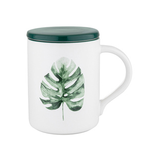 Kubek do zaparzania ziół z pokrywką Florina Jungle 410 ml