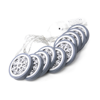 Łańcuch świetlny LED śnieżynka