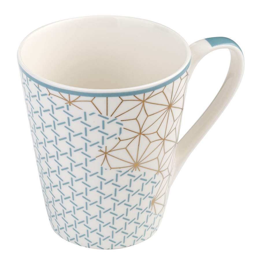 Kubek porcelanowy Florina Milano 310 ml mix wzorów