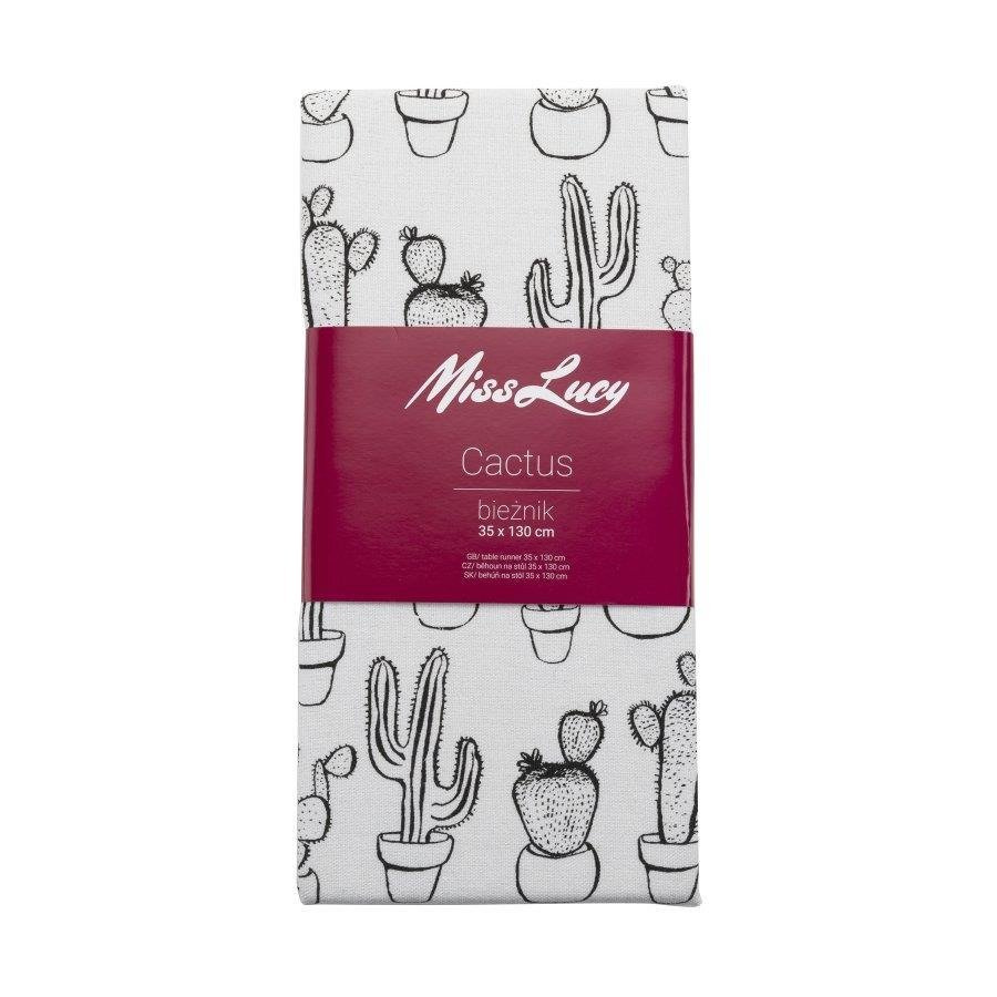 Bieżnik Miss Lucy Cactus 35 x 130 cm
