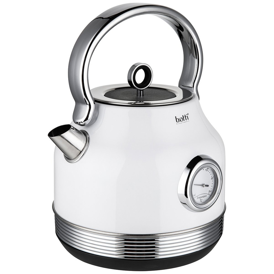 Czajnik elektryczny z termometrem Botti Electronic Royal 1,7 l biały