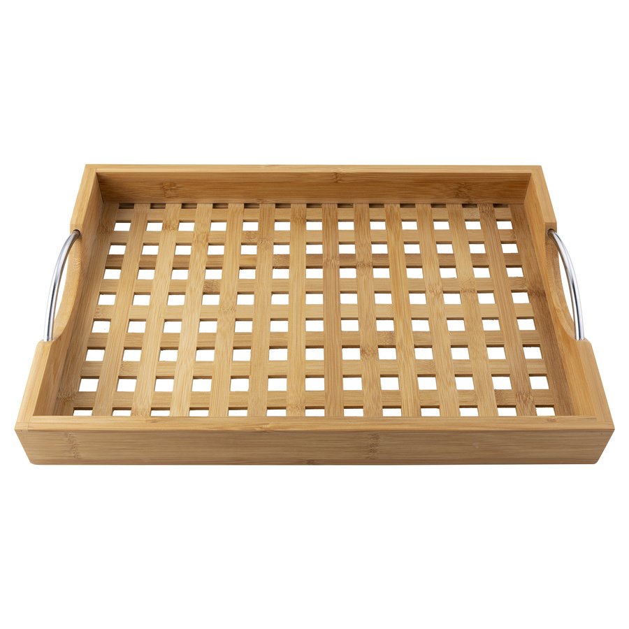 Taca tacka bambusowa do serwowania Florina Bambou prostokątna 43x29x5 cm