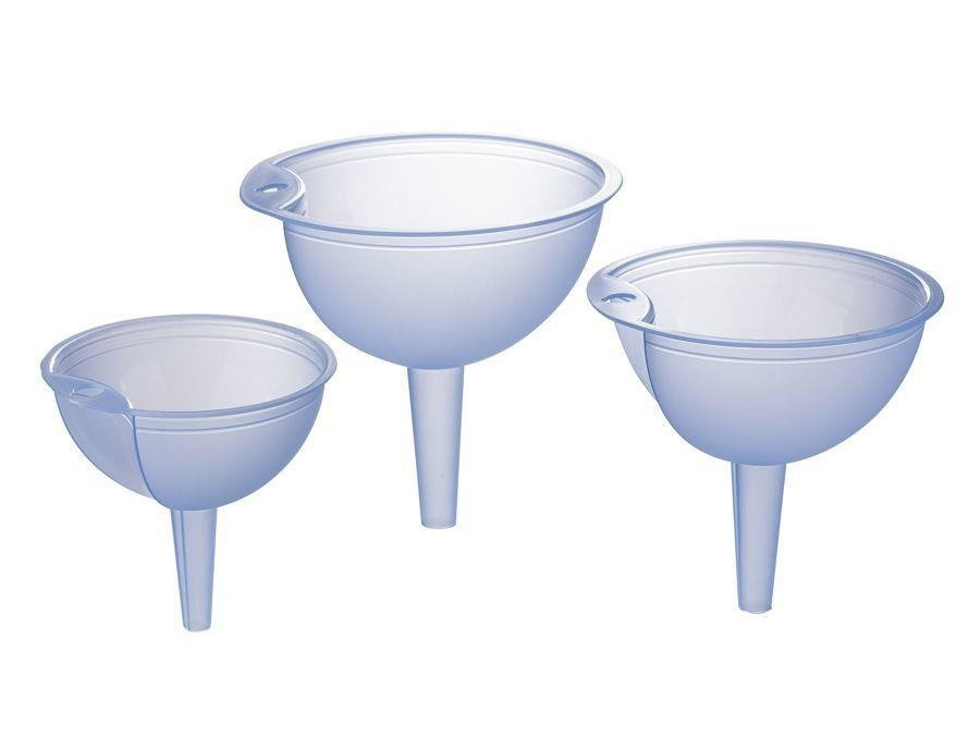 Komplet lejków Praktyczna 3 szt mix kolorów