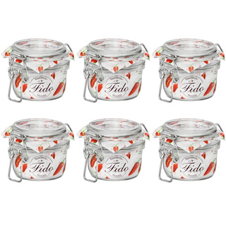 6x Słoik Bormioli Rocco Fido 125 ml