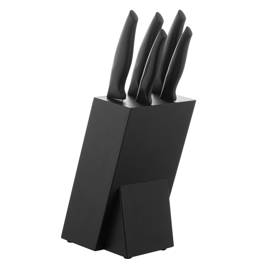 Zestaw noży w bloku + ostrzałka Florina Allio