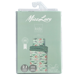 Komplet pościeli dziecięcej Miss Lucy Forever Young Rybki 140x200 cm i 70x80 cm