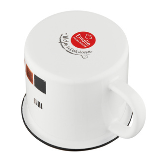 Kubek emaliowany Emalia Polska Pleszew Tulip 9 cm 550 ml