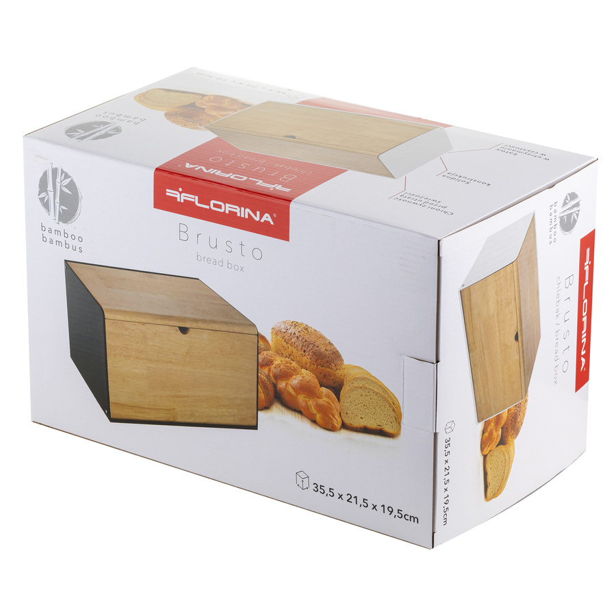 Chlebak Florina Brusto 35,5x21,5x19,5 cm biały