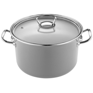 Garnek emaliowany Primario szary 22 cm 5,3 l Emalia Polska Pleszew