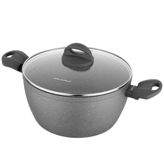 Garnek Florina Lava Stone by Mateusz Gessler 24 cm 4 l szary