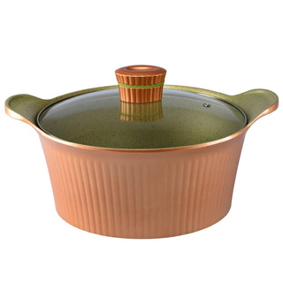 Garnek aluminiowy Florina Forest z pokrywką 24 cm 4 l