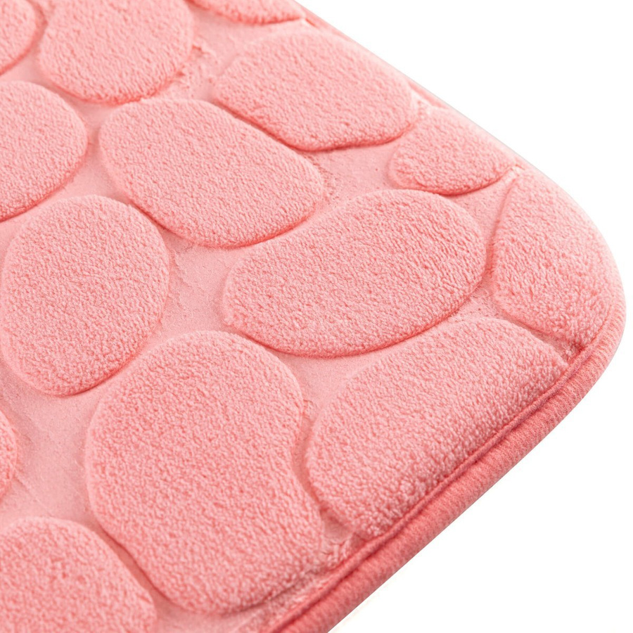 Dywanik łazienkowy Miss Lucy mosaic 50x80 róż