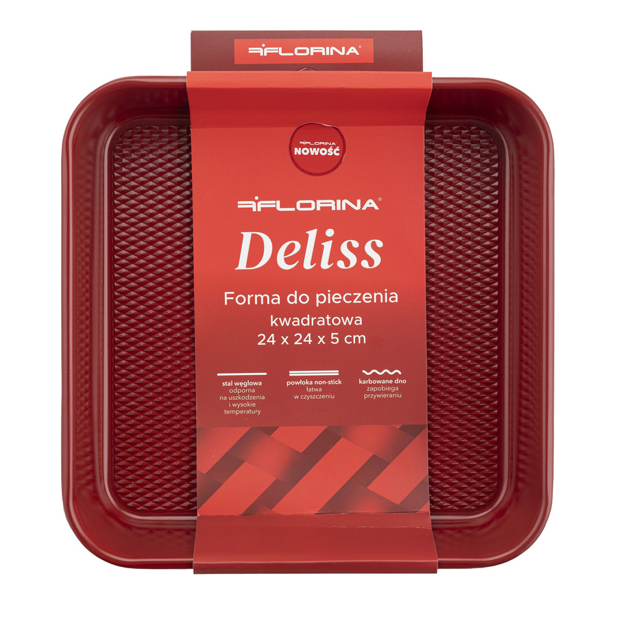 Forma do pieczenia Florina Deliss 24x24x5 cm