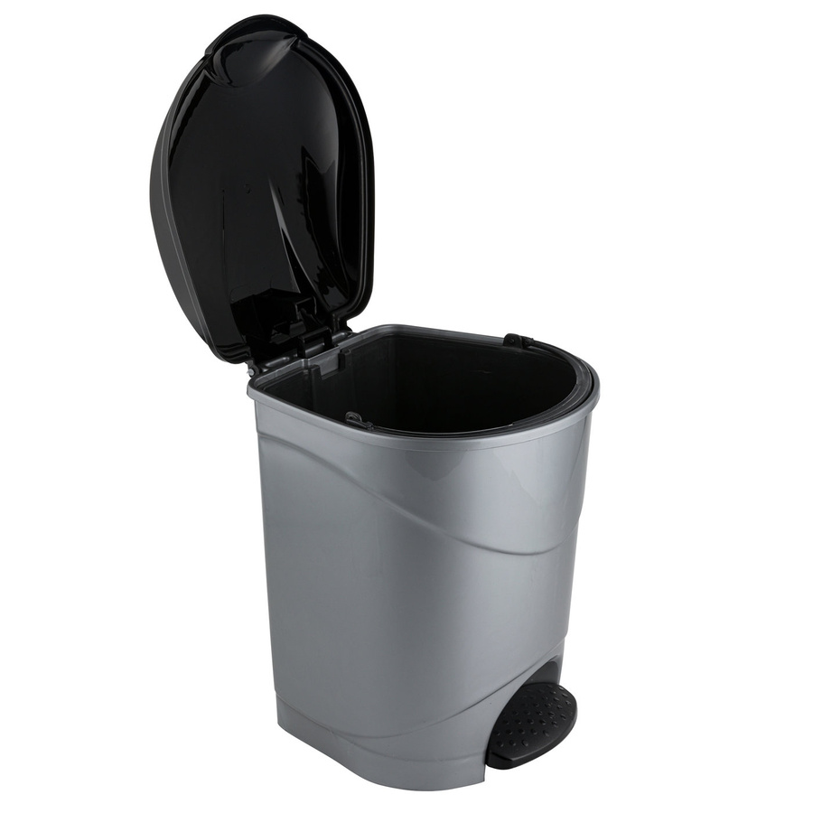 Kosz na śmieci Praktyczna 12 l szary