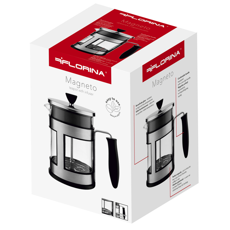 Zaparzacz do kawy i herbaty Florina Magneto 0,6 l