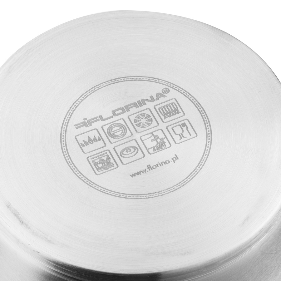 Garnek nierdzewny z pokrywką Florina Fava 20 cm 3,1 l