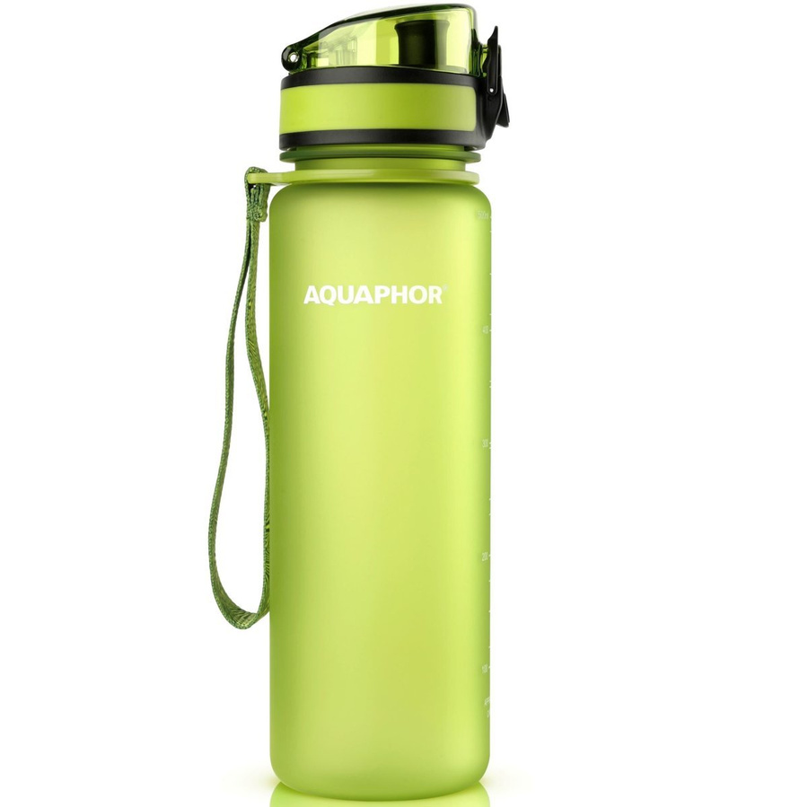 Butelka filtrująca Aquaphor City 500 ml zielona 