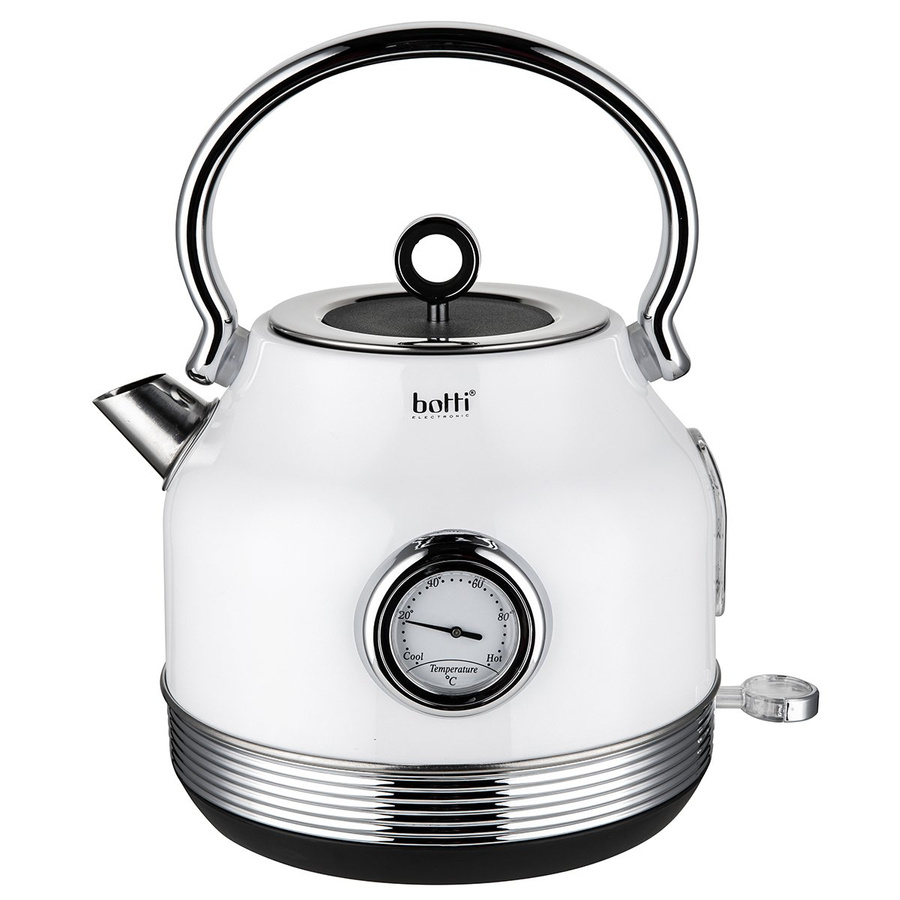 Czajnik elektryczny z termometrem Botti Electronic Royal 1,7 l biały