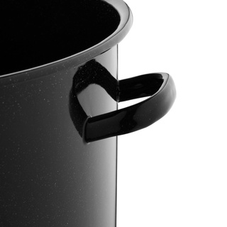 Garnek emaliowany powidlak Emalia Polska Pleszew do słoików z pokrywką 32 cm 15 l