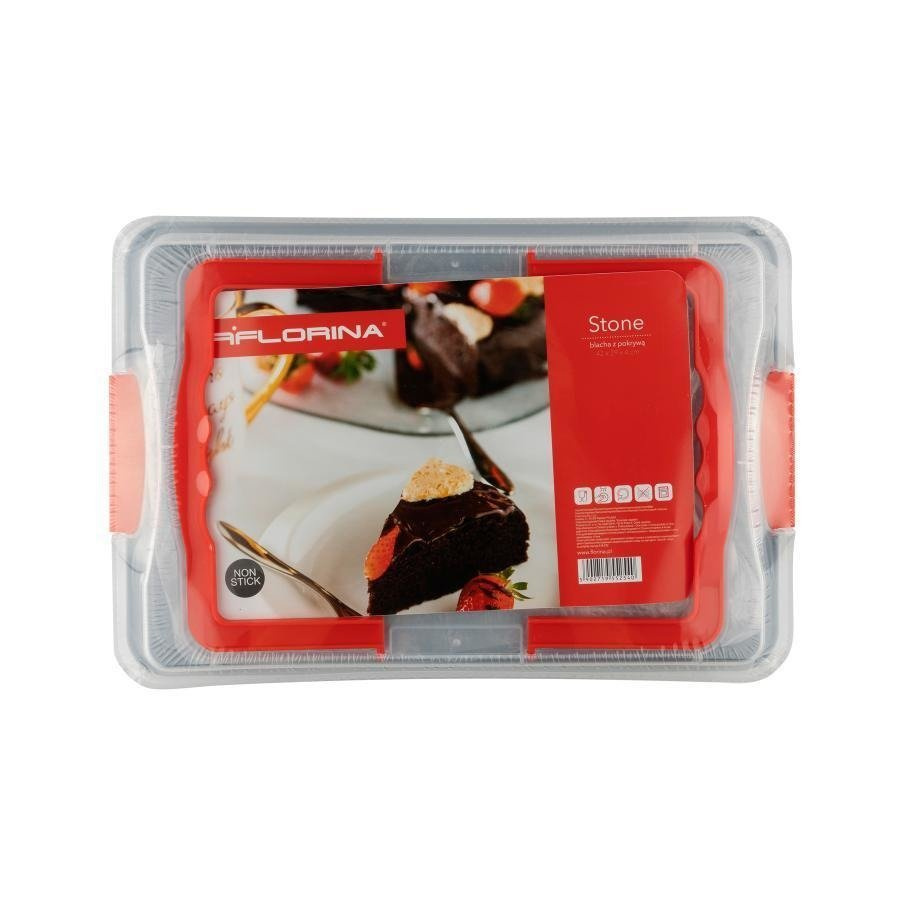 Blacha z pokrywą Florina Stone 42 x 29 x 4 cm