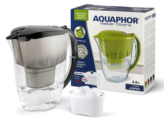Dzbanek filtrujący wodę Aquaphor Jasper 2,8 l czarny + wkład filtrujący B25