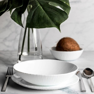 Talerze obiadowe Bormioli Rocco Coconut dla 6 osób 18 elementów