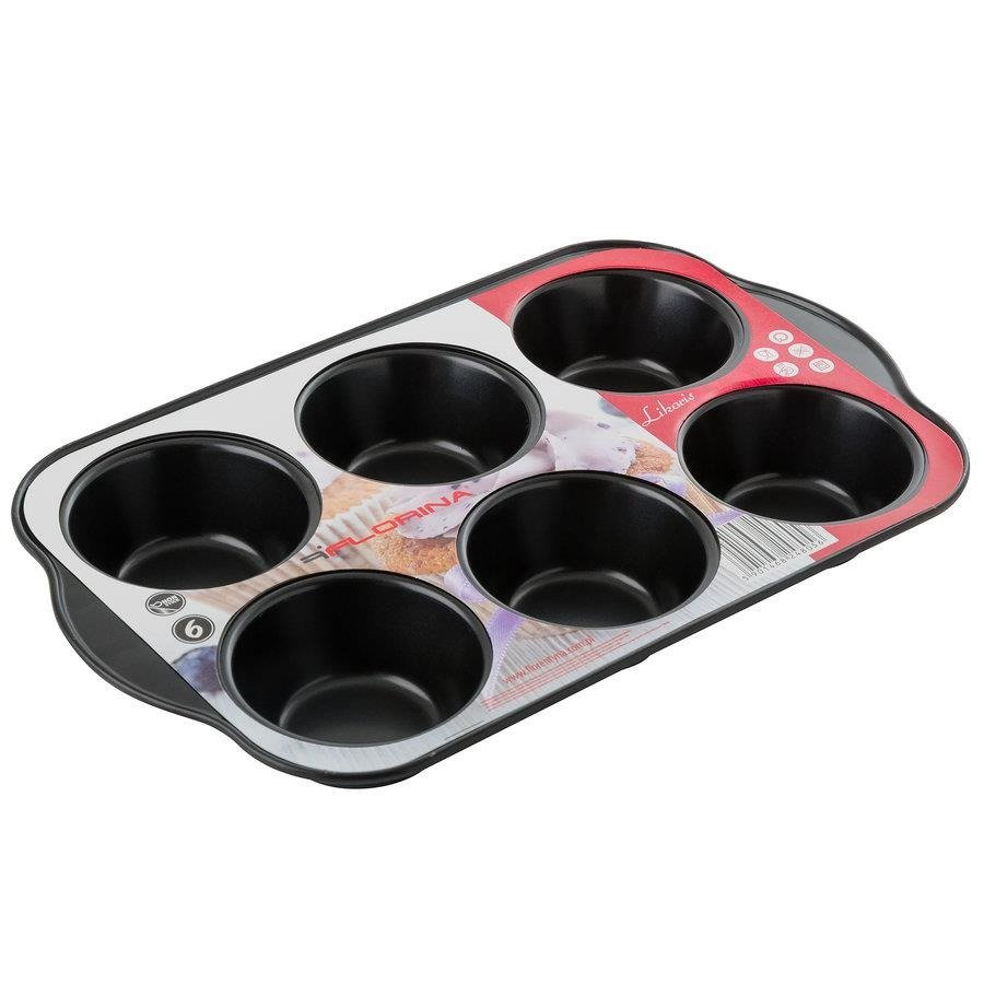 Blacha do muffinek Florina Likoris na 6 babeczek 28 x 18 x 3,5 cm