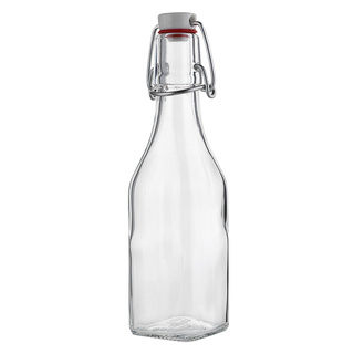 Szklana butelka z klipsem na nalewki, soki i oleje Florina Samba 250 ml 