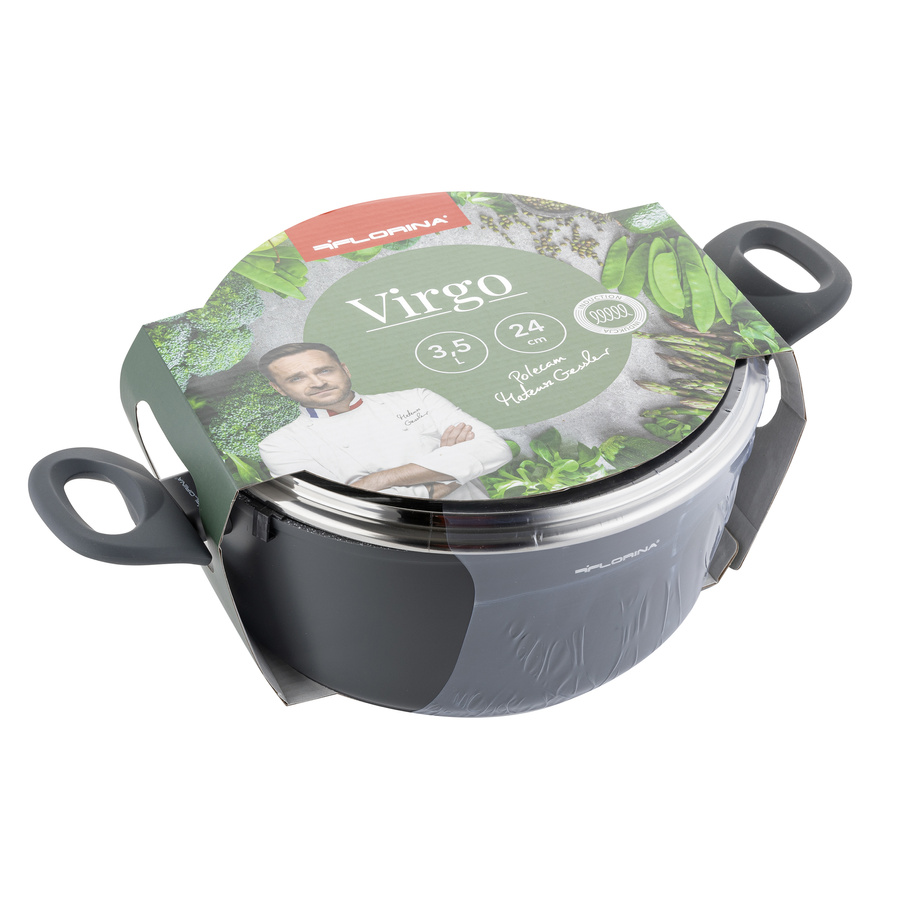 Garnek aluminiowy Virgo 24 cm 3,5 l