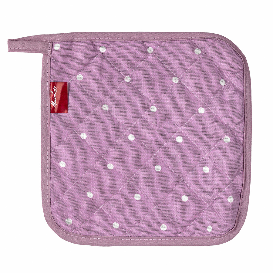 Rękawica kuchenna 18x25 cm i łapka kuchenna 20x20 cm Miss Lucy Lavender
