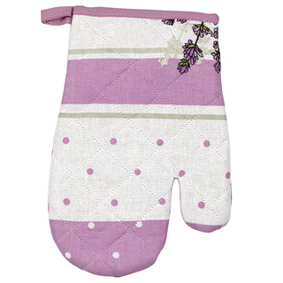 Rękawica kuchenna 18x25 cm i łapka kuchenna 20x20 cm Miss Lucy Lavender