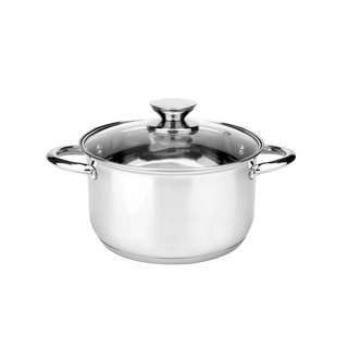 Komplet garnków ze stali nierdzewnej Lary 8 elementów