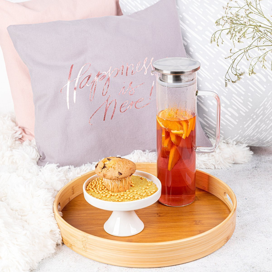 Komplet poszewek Miss Lucy Metallic Happiness 3-elementowy 3 x 40 x 40 cm