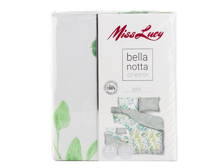 Komplet pościeli Miss Lucy Bella Notta Gaja bawełna satynowa 160x200 cm