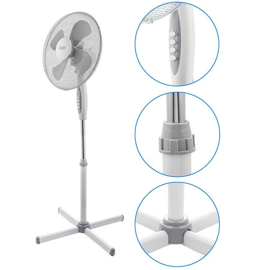 Wentylator podłogowy Botti Electronic Stellar 40 cm 45 W