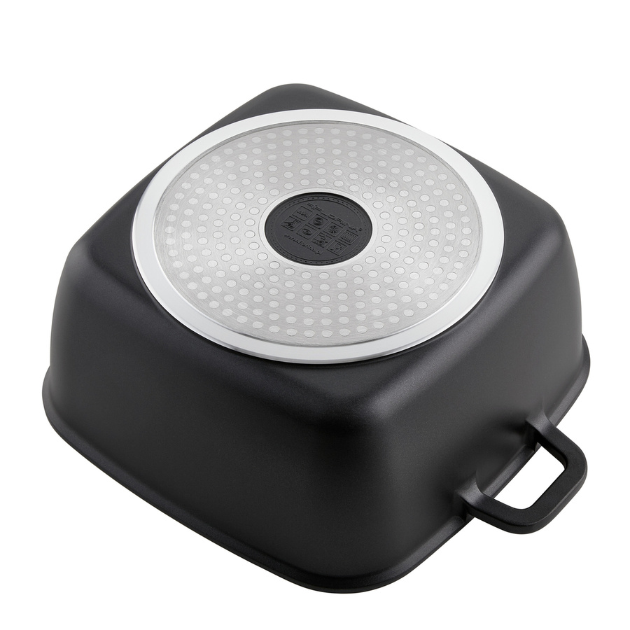 Garnek aluminiowy Florina Chef kwadratowy 24 x 24 x 10,9 cm 4,6 l