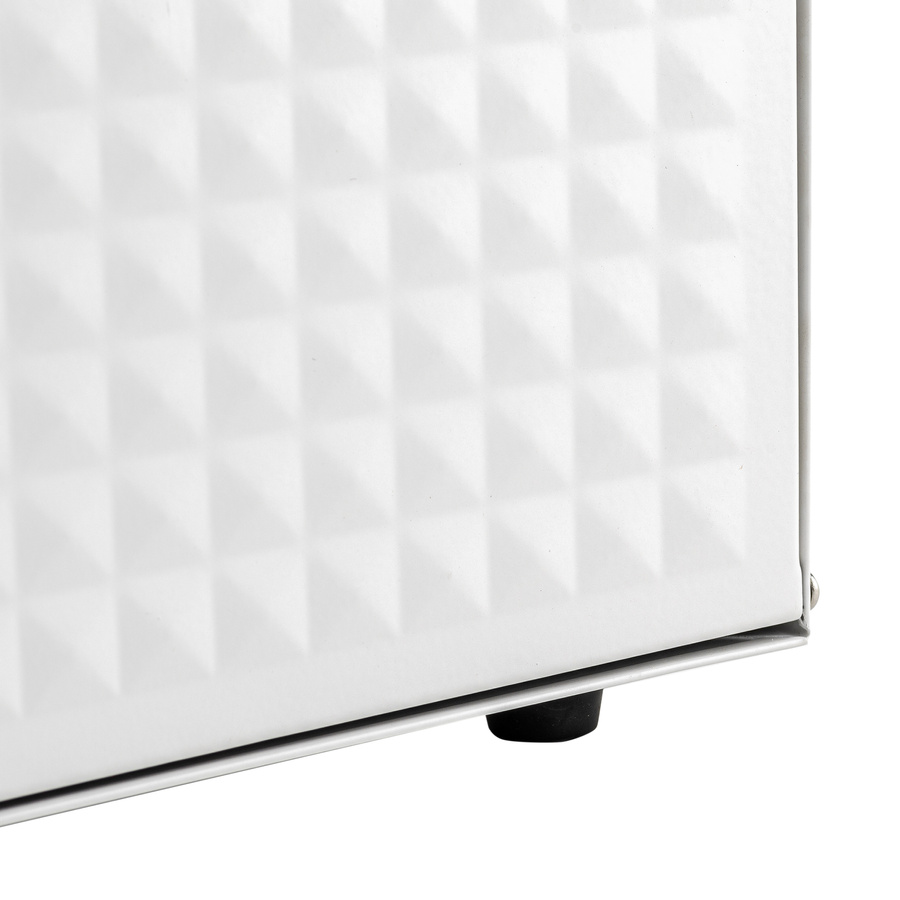 Zestaw kuchenny chlebak i 3 pojemniki na kawę herbatę cukier Florina Cube biały