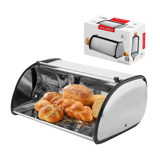 Chlebak nierdzewny Florina mały 35 x 23 x 14,5 cm