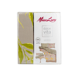 Komplet pościeli Miss Lucy Dolce Vita Gardenia 220x200 cm i 2x70x80 cm