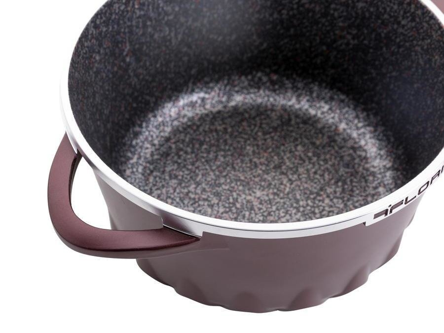 Garnek aluminiowy Florina Aero bordo 20 cm