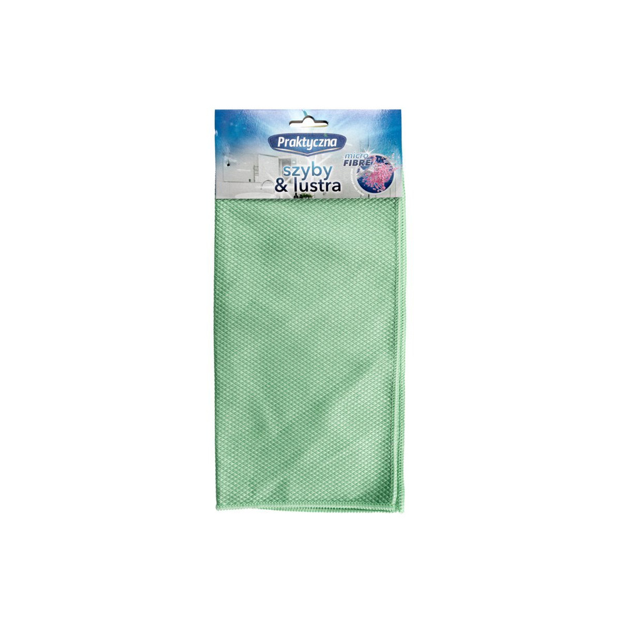 Ścierka z mikrofibry Praktyczna do pow. szkl. i luster