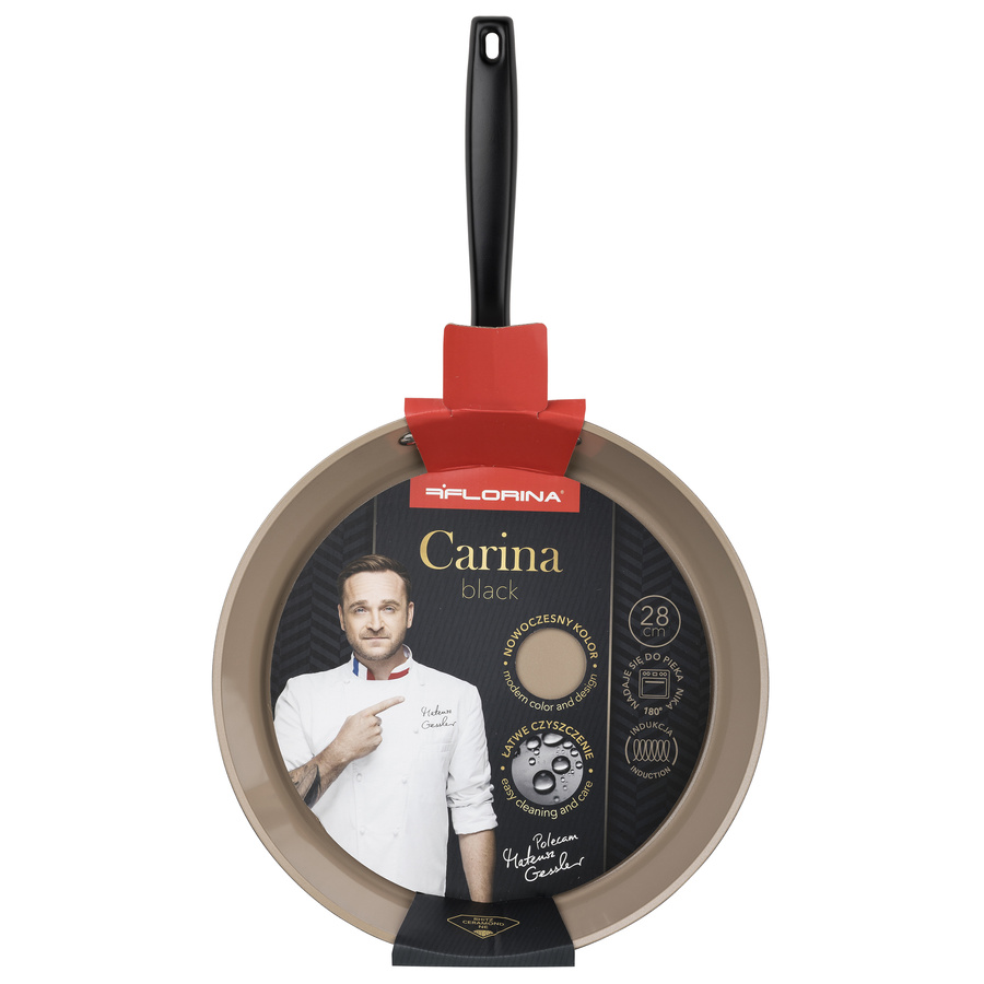 Patelnia aluminiowa Carina Black 28 cm