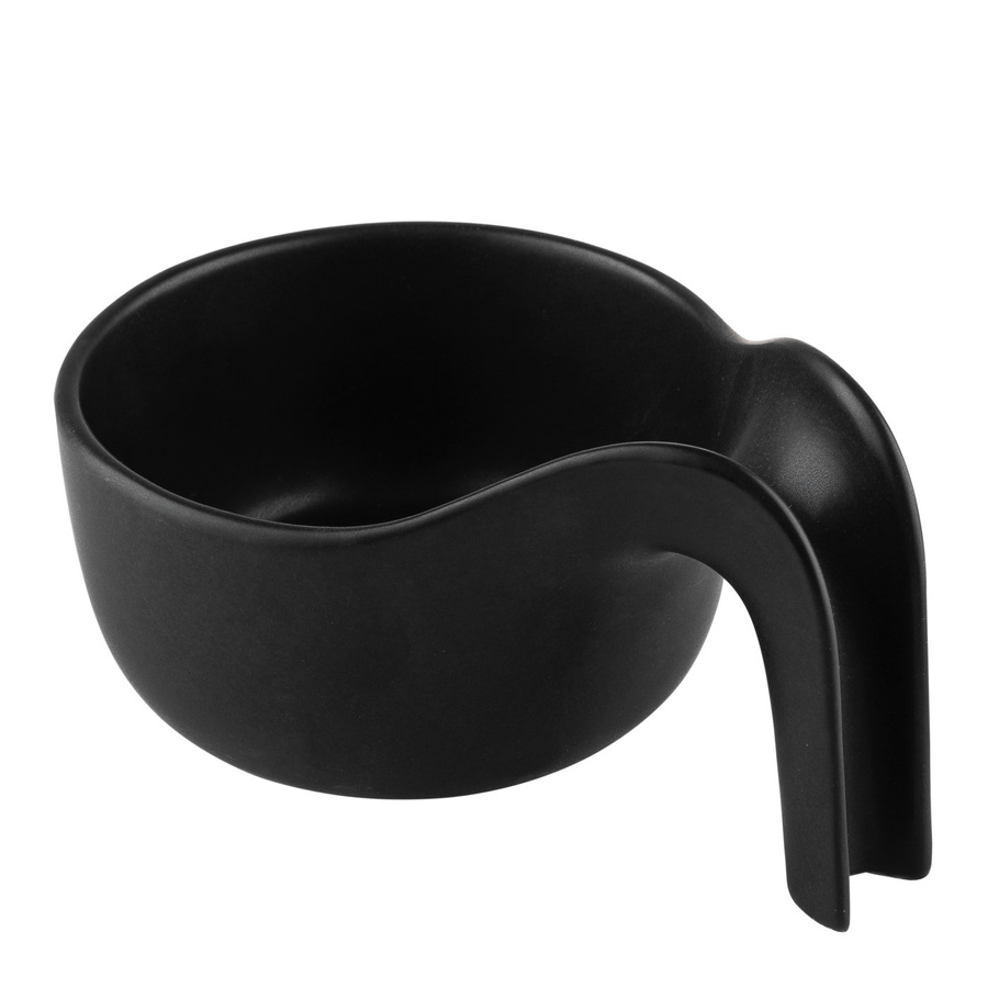 Miseczki do dipów na bambusowej podstawce Florina Adria 3 sztuki czarne